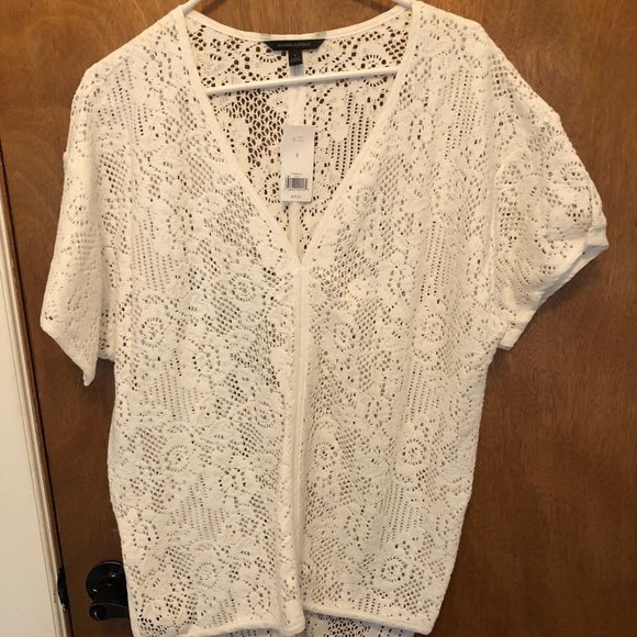 Banana Republic Tops - Gorgeous NWT BANANA REPUBLIC lace tunic or swim coverup, size small